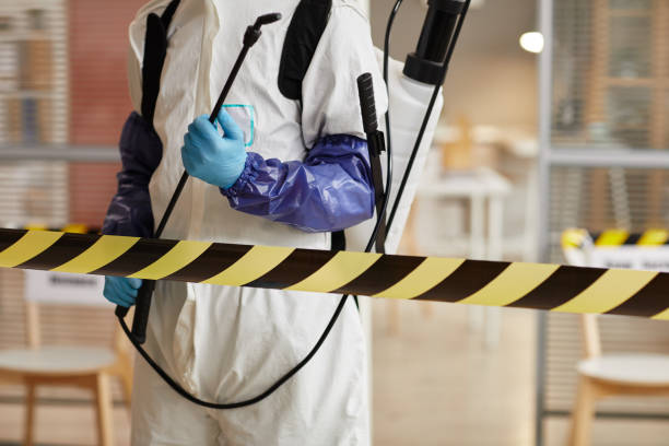 Professional Hoarding Cleanup technician working in Teaneck, NJ